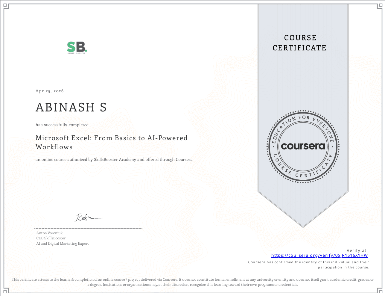 Microsoft Excel: From Basics to AI-Powered Workflows